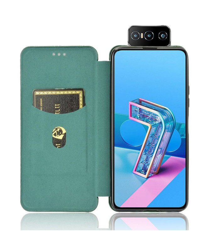 Housse Asus Zenfone 7 / Zenfone 7 Pro Effet Fibre de Carbone