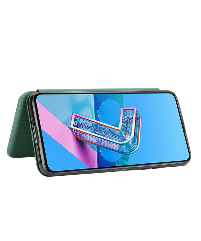 Housse Asus Zenfone 7 / Zenfone 7 Pro Effet Fibre de Carbone