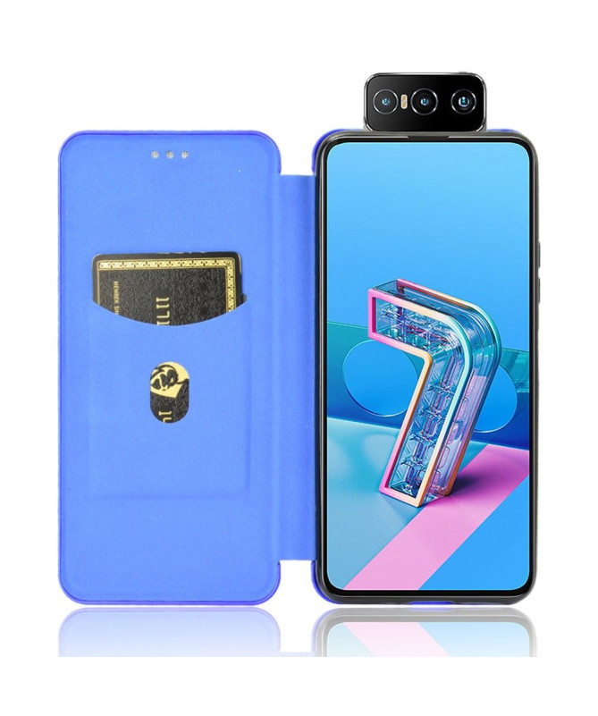 Housse Asus Zenfone 7 / Zenfone 7 Pro Effet Fibre de Carbone