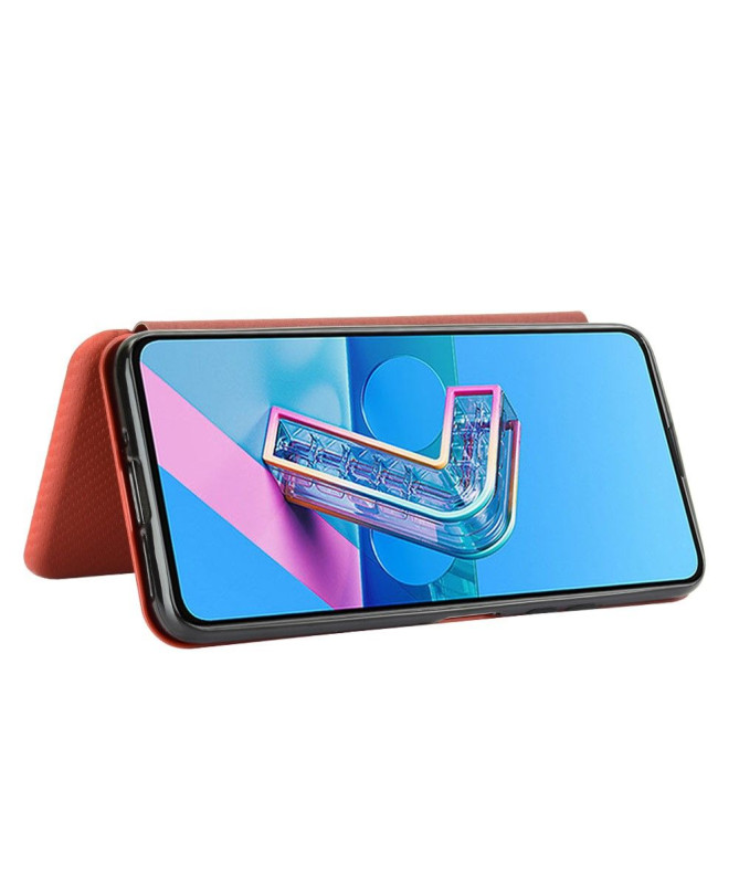 Housse Asus Zenfone 7 / Zenfone 7 Pro Effet Fibre de Carbone