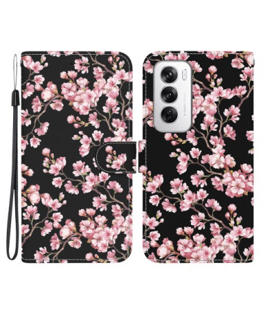 Housse Oppo Reno12 5G Cerisier en Fleurs