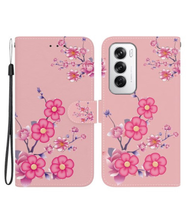 Housse Oppo Reno 12 5G Fleurs de Prunier