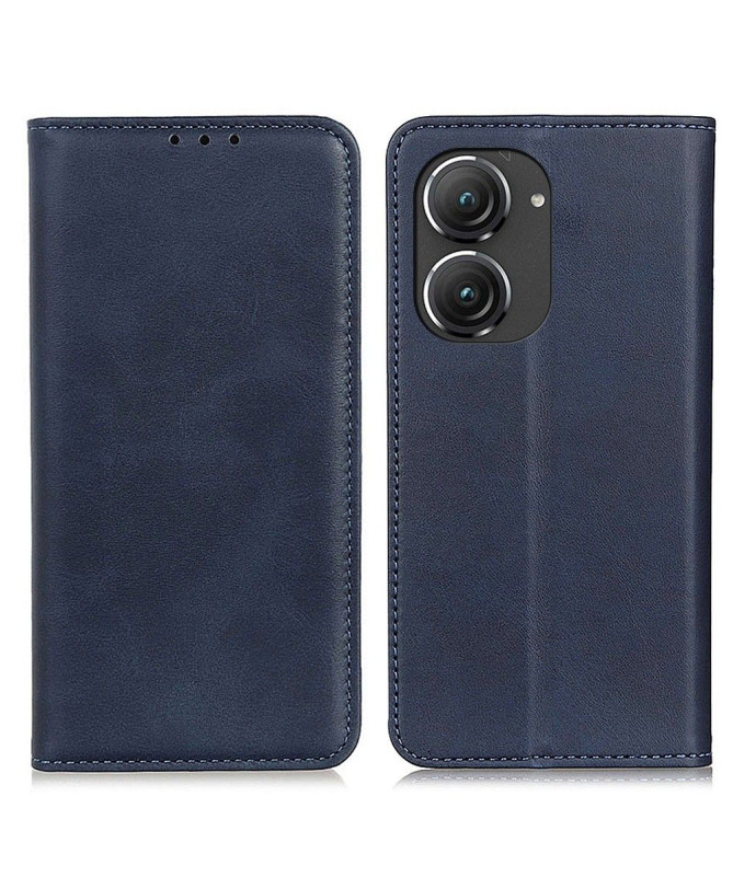 Housse Asus Zenfone 9 Simone Flip simili cuir vieilli