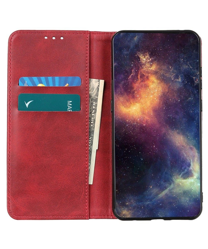 Housse Asus Zenfone 9 Simone Flip simili cuir vieilli