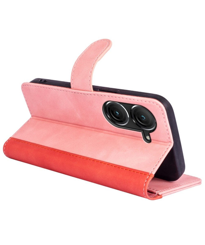 Asus Zenfone 10 / 9 - Housse Stand Folio Bicolore