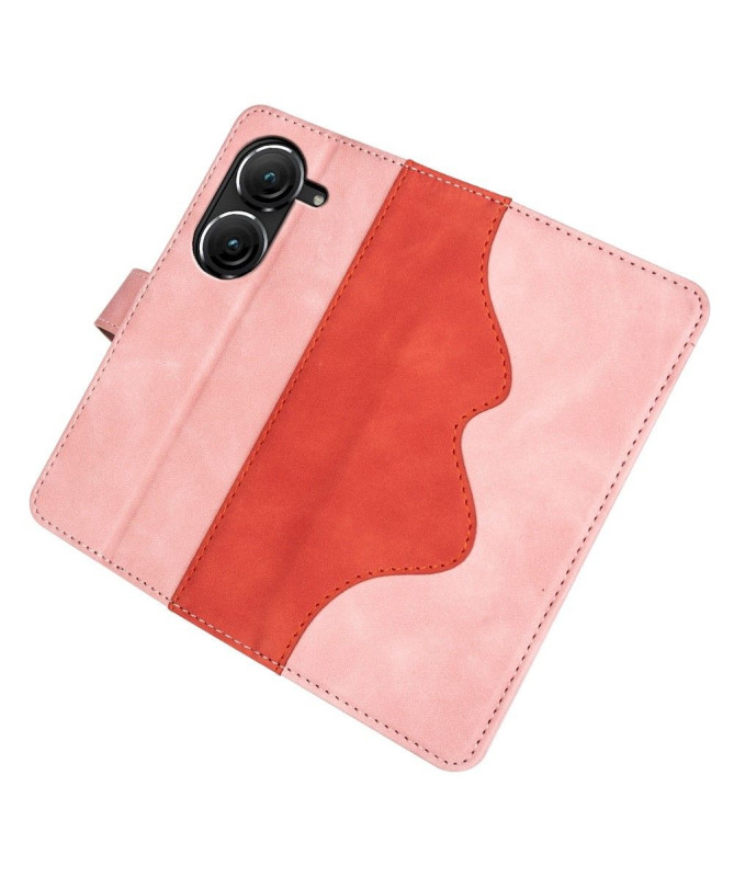 Asus Zenfone 10 / 9 - Housse Stand Folio Bicolore