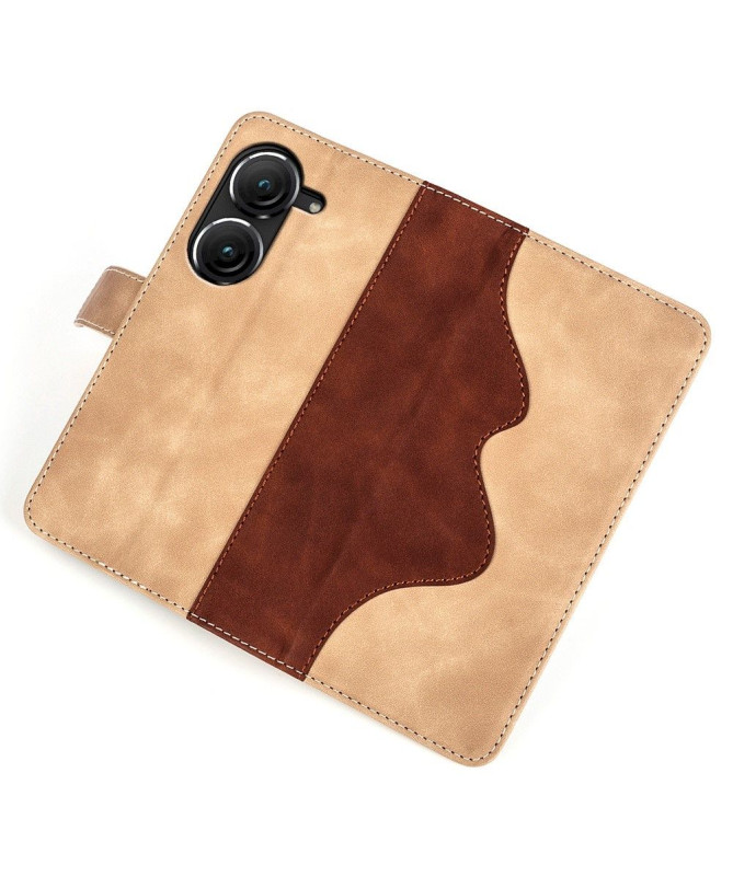 Asus Zenfone 10 / 9 - Housse Stand Folio Bicolore