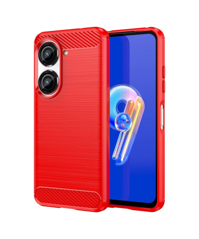 Coque Asus Zenfone 10 / 9 effet brossé silicone