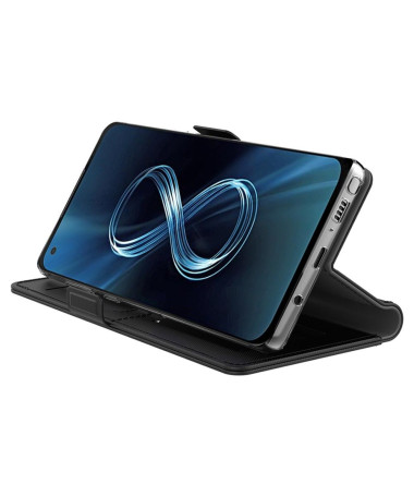 Housse Asus Zenfone 8 premium porte cartes avec miroir