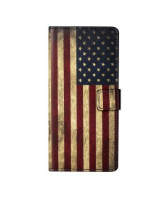 Housse Motorola Edge 20 Drapeau Américain Vintage