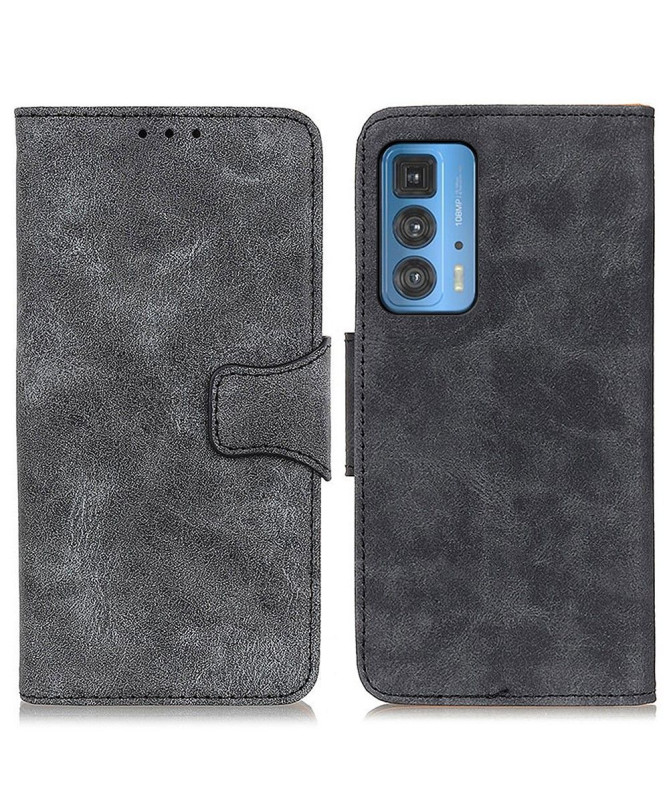 Étui Motorola Edge 20 Pro Edouard simili cuir vintage