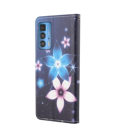 Housse Motorola Edge 20 Pro Fleurs