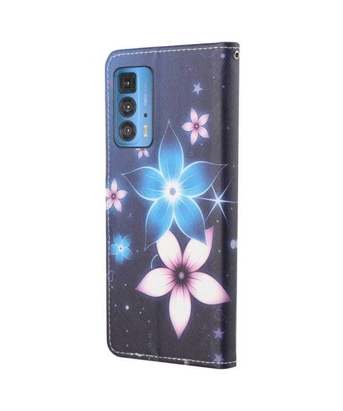 Housse Motorola Edge 20 Pro Fleurs