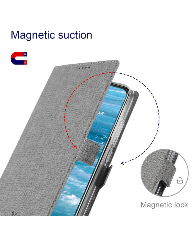 Housse Motorola Edge 20 Pro Croisillons Fonction Support