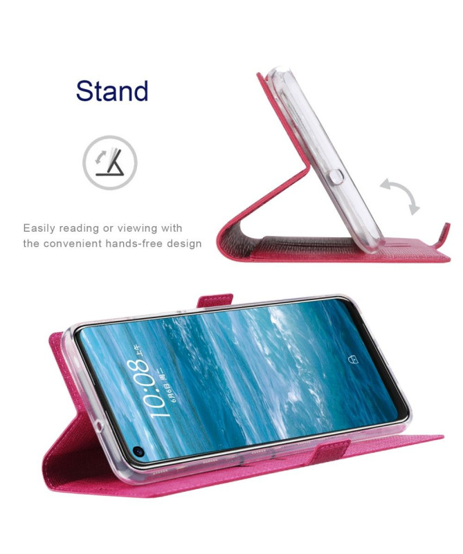 Housse Motorola Edge 20 Pro Croisillons Fonction Support