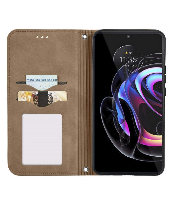 Housse Motorola Edge 20 Pro Business Rétro