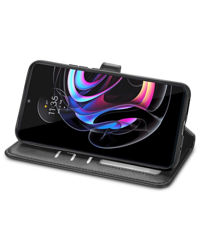 Housse Motorola Edge 20 Pro Indila Simili Cuir Porte Cartes