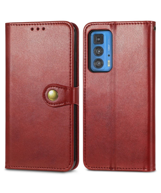 Housse Motorola Edge 20 Pro Indila Simili Cuir Porte Cartes