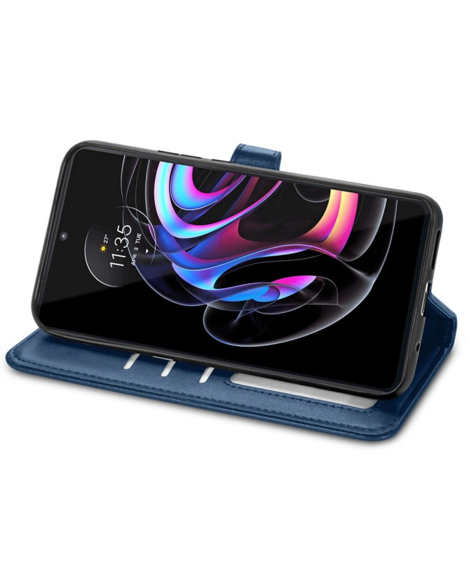 Housse Motorola Edge 20 Pro Indila Simili Cuir Porte Cartes