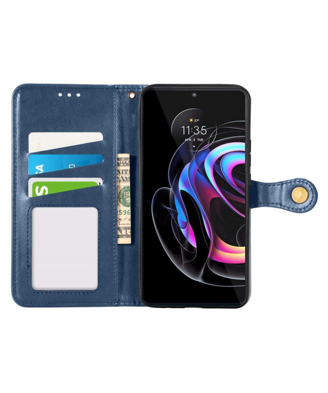 Housse Motorola Edge 20 Pro Indila Simili Cuir Porte Cartes