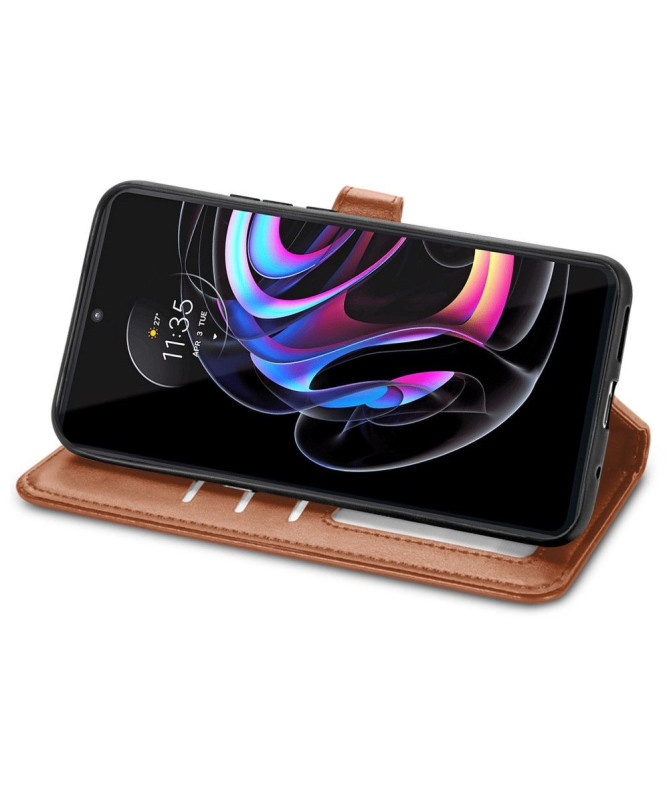 Housse Motorola Edge 20 Pro Indila Simili Cuir Porte Cartes