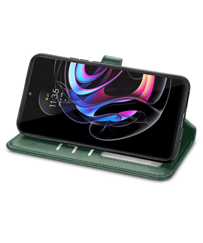 Housse Motorola Edge 20 Pro Indila Simili Cuir Porte Cartes