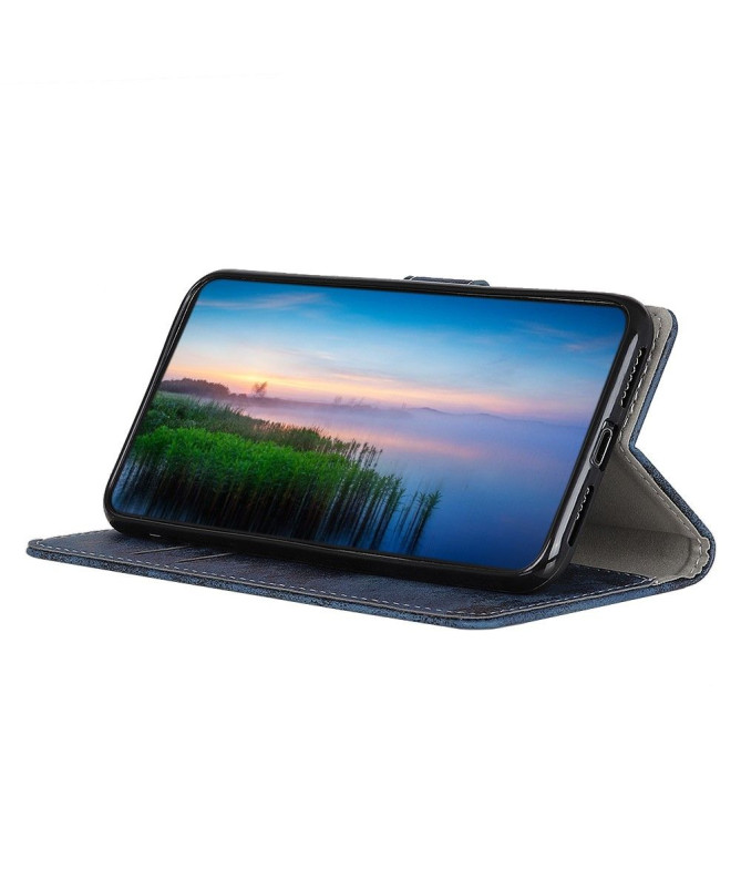 Housse Motorola Edge 20 Lite Cyrius simili cuir vintage