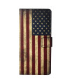 Housse Motorola Edge 20 Pro Drapeau Américain Vintage