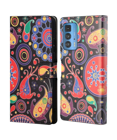 Housse Motorola Edge 20 Pro Paisley fleur