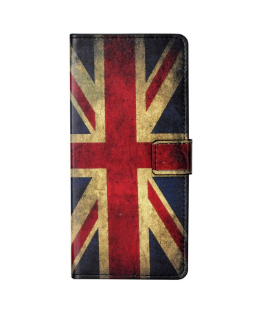 Housse Motorola Edge 20 Pro Drapeau Anglais Vintage