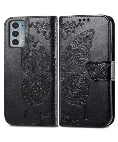 Housse Motorola Edge 20 Papillon Relief