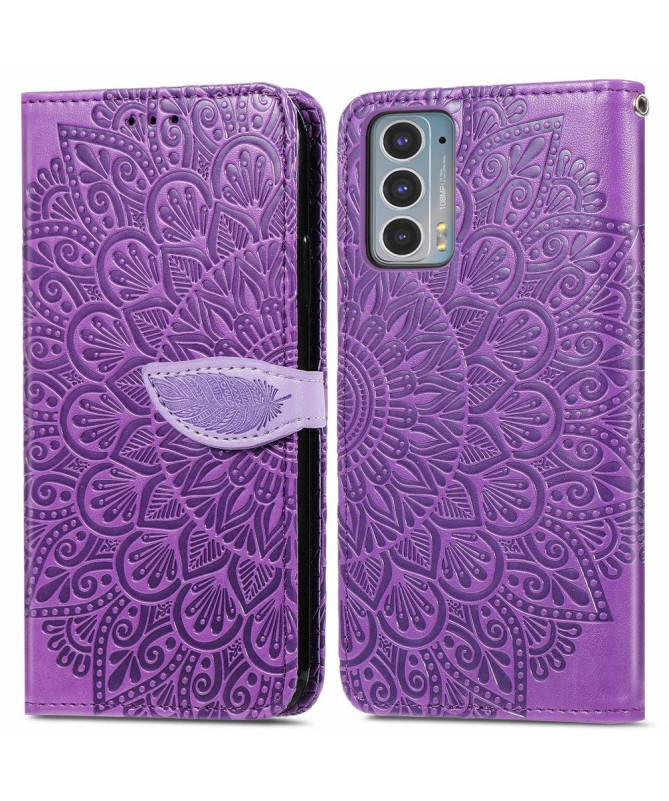 Housse Motorola Edge 20 Mandala Leaf