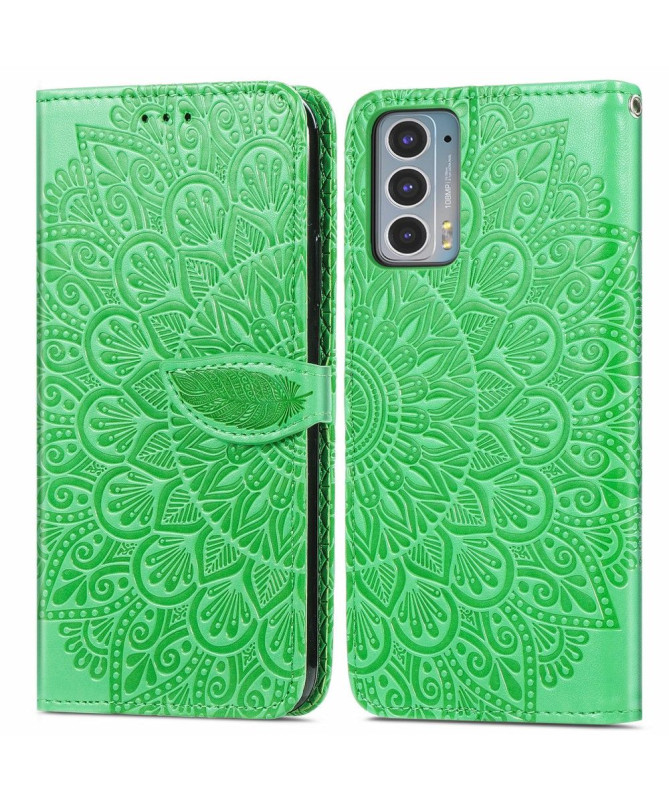 Housse Motorola Edge 20 Mandala Leaf