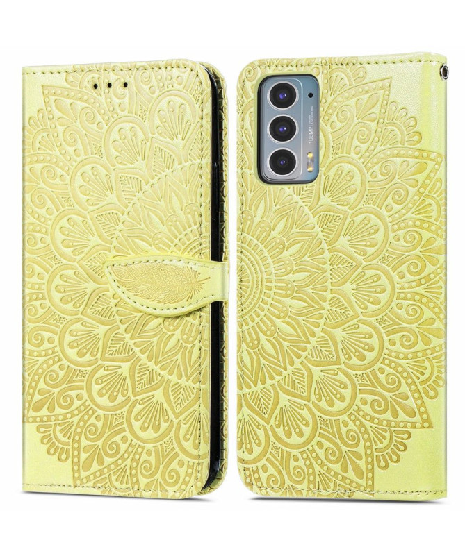 Housse Motorola Edge 20 Mandala Leaf