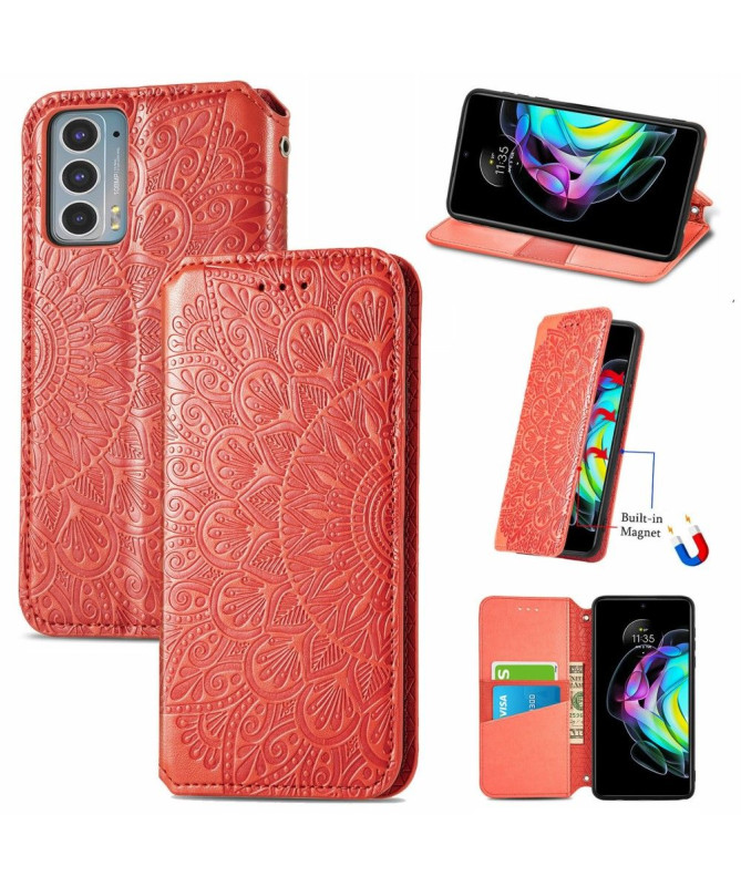 Housse Motorola Edge 20 Flip Chic Mandala