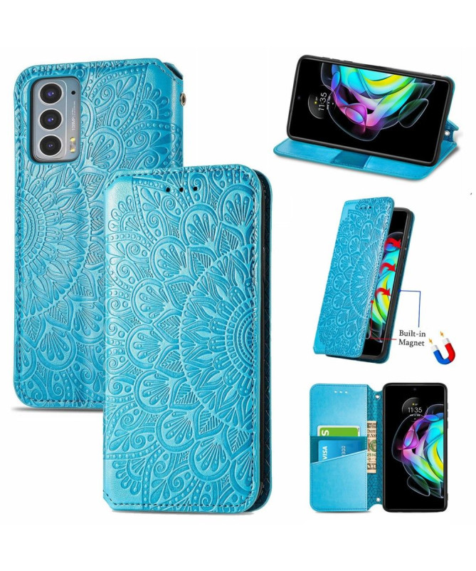 Housse Motorola Edge 20 Flip Chic Mandala