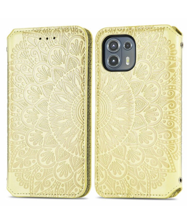 Housse Motorola Edge 20 Lite Flip Chic Mandala