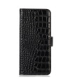 Housse Motorola Edge 30 Ultra Cuir véritable aspect croco