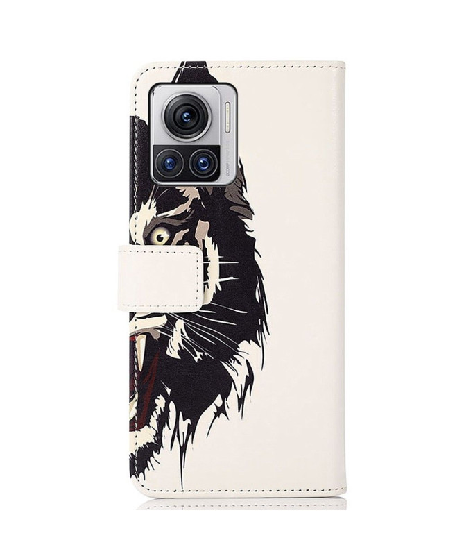 Housse Motorola Edge 30 Ultra Tigre féroce