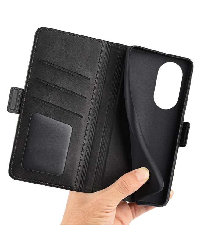 Étui Motorola Edge 30 Pro portefeuille simili cuir mat