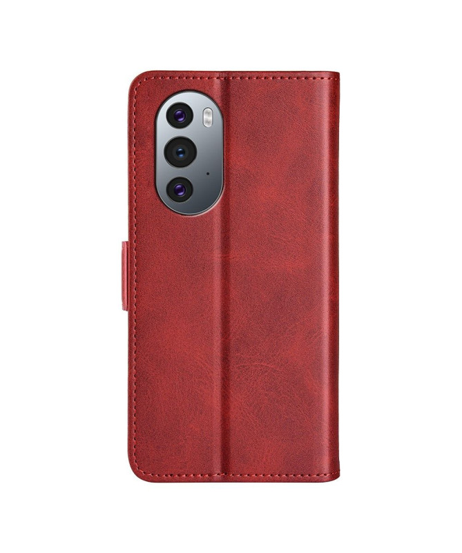 Étui Motorola Edge 30 Pro portefeuille simili cuir mat