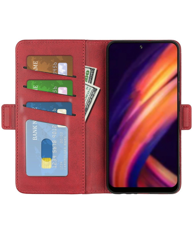 Étui Motorola Edge 30 Pro portefeuille simili cuir mat