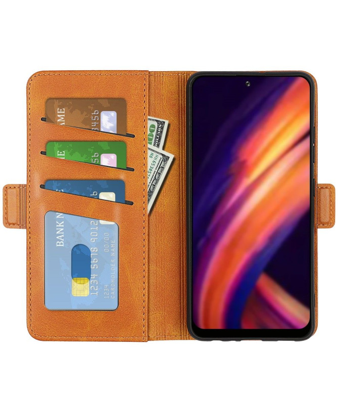 Étui Motorola Edge 30 Pro portefeuille simili cuir mat