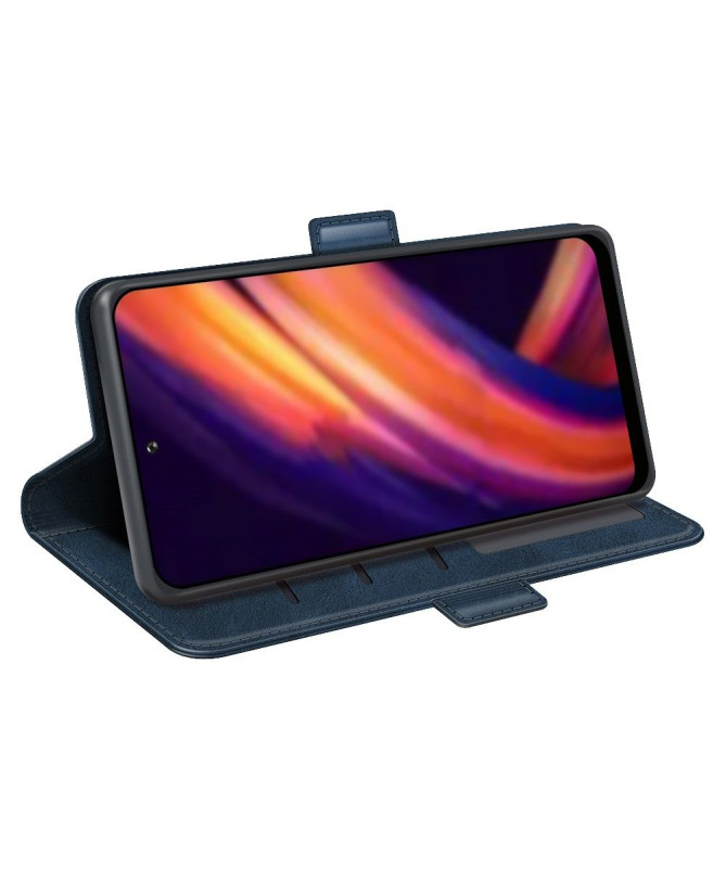 Étui Motorola Edge 30 Pro portefeuille simili cuir mat