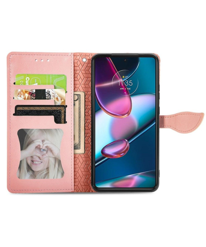 Housse Motorola Edge 30 Pro Mandala Leaf