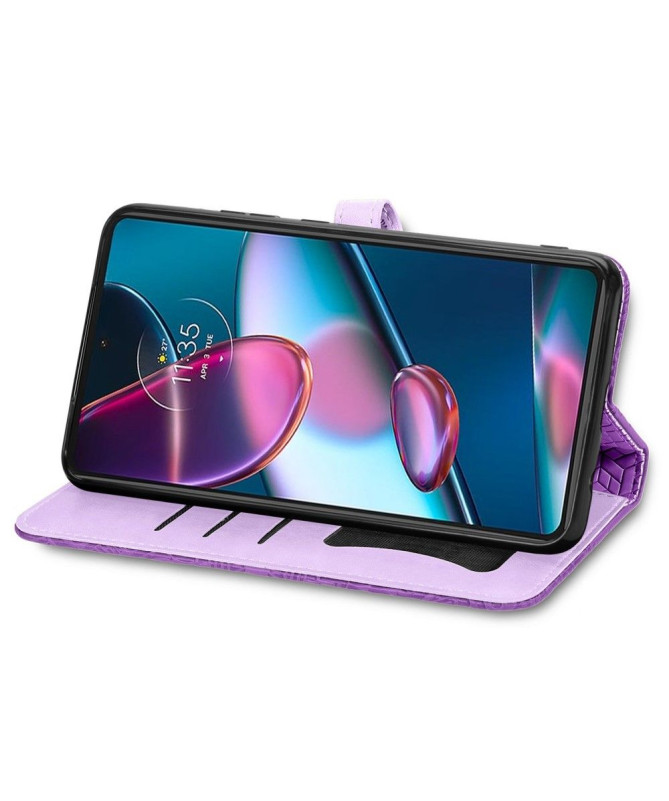 Housse Motorola Edge 30 Pro Mandala Leaf