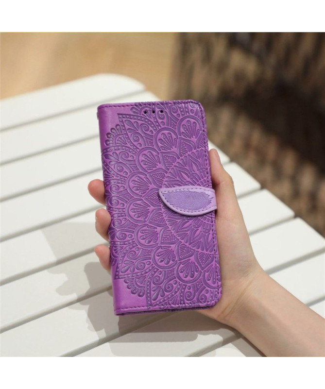 Housse Motorola Edge 30 Pro Mandala Leaf