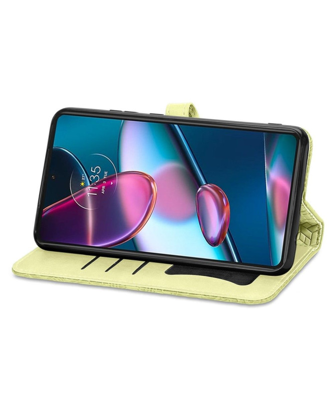 Housse Motorola Edge 30 Pro Mandala Leaf