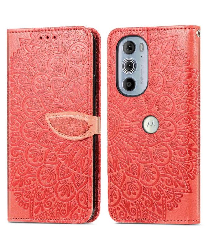 Housse Motorola Edge 30 Pro Mandala Leaf