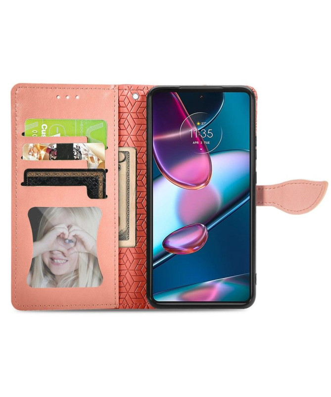 Housse Motorola Edge 30 Pro Mandala Leaf